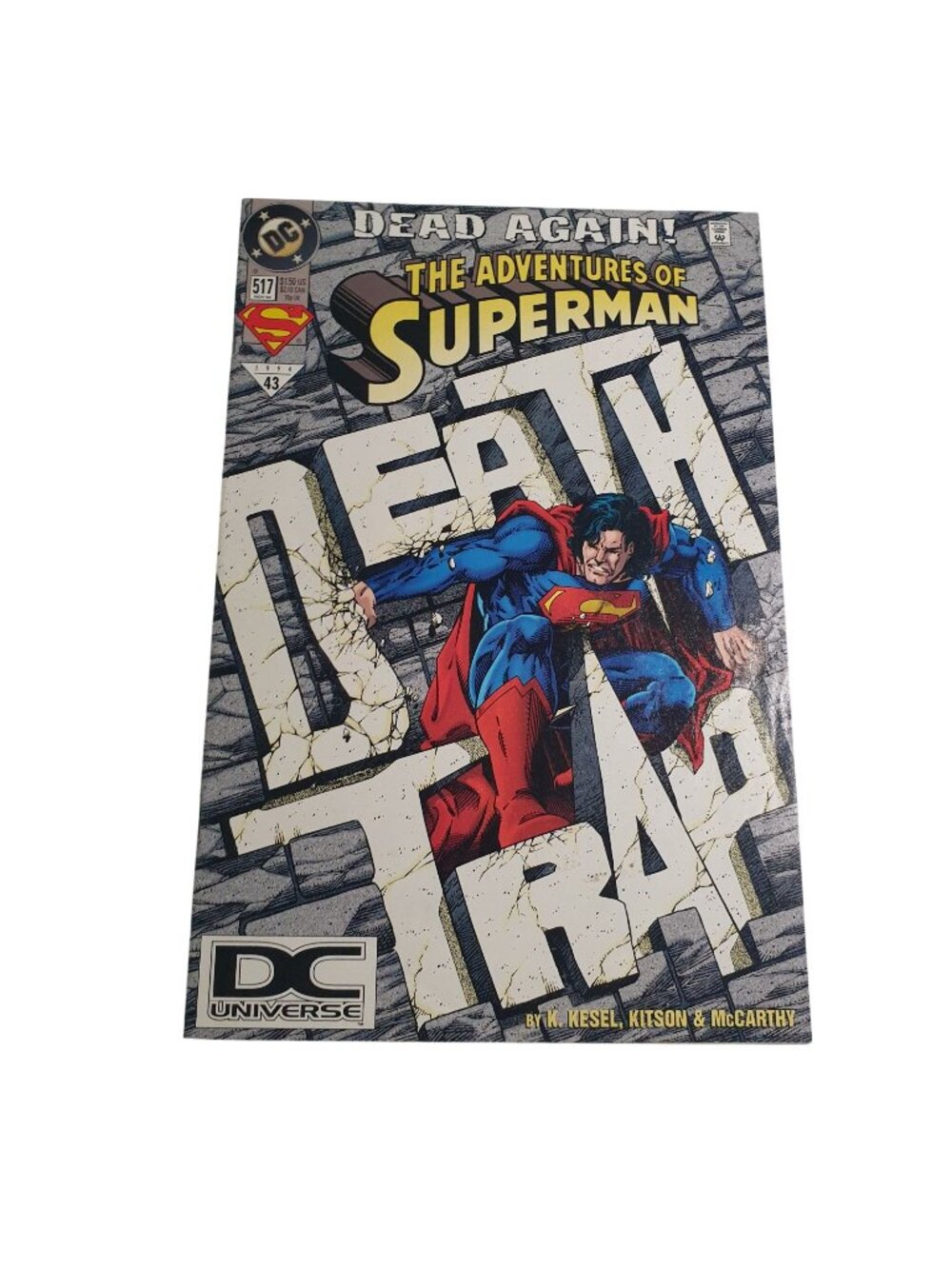 Adventures Superman 517 DC Comics Death Trap By Kesel Kitson McCarthy 1994 Comic